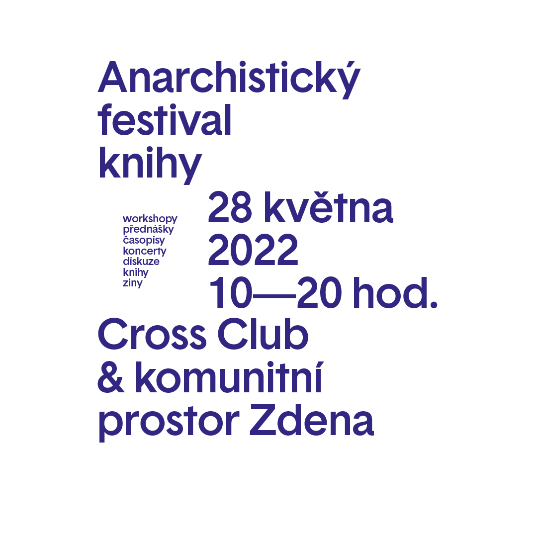 Anarchistický festival knihy 2022